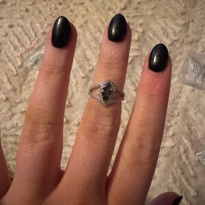 Lab created alexandrite kids ring